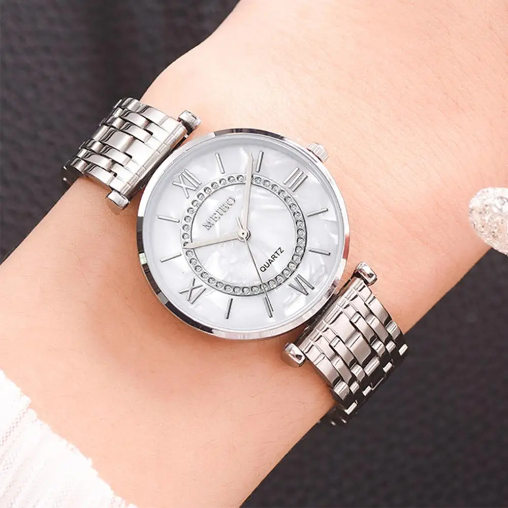 Luxury Crystal Women Bracelet Watches Top Brand Fashion Diamond Ladies Quartz Watch Steel Female Wristwatch Montre Femme Relogio