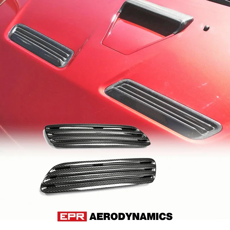 

Car-styling For Mitsubishi Evolution EVO 10 OEM Carbon Fiber Hood Air Vents
