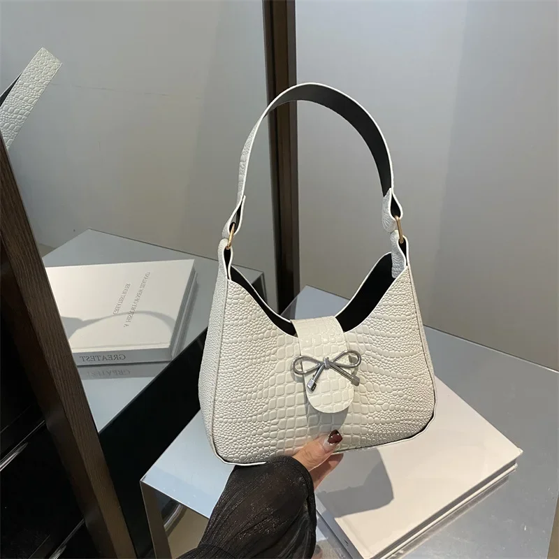 Fashion Bow Shoulder Bag Premium Commuter Underarm Bag