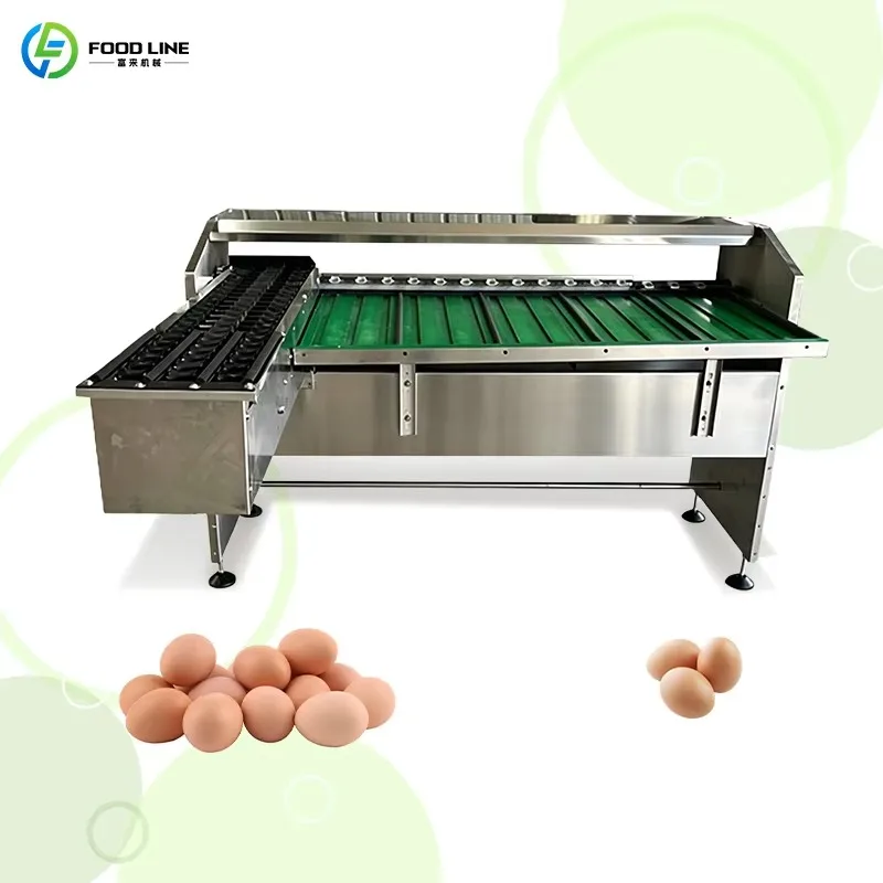 Customized Industrial Poultry Egg Sorting Machine 5 Grades Weight Classification