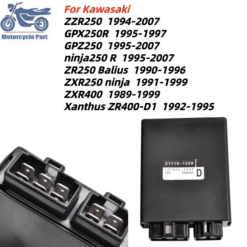 Motorrad-CDI-ECU-Zündgerät Zündschalter für Kawasaki ZXR400 89-99 21119-1331/21119-1354 ZZR250 GPZ GPX250R 95-07 ZR250 ZXR250 – Detail 5