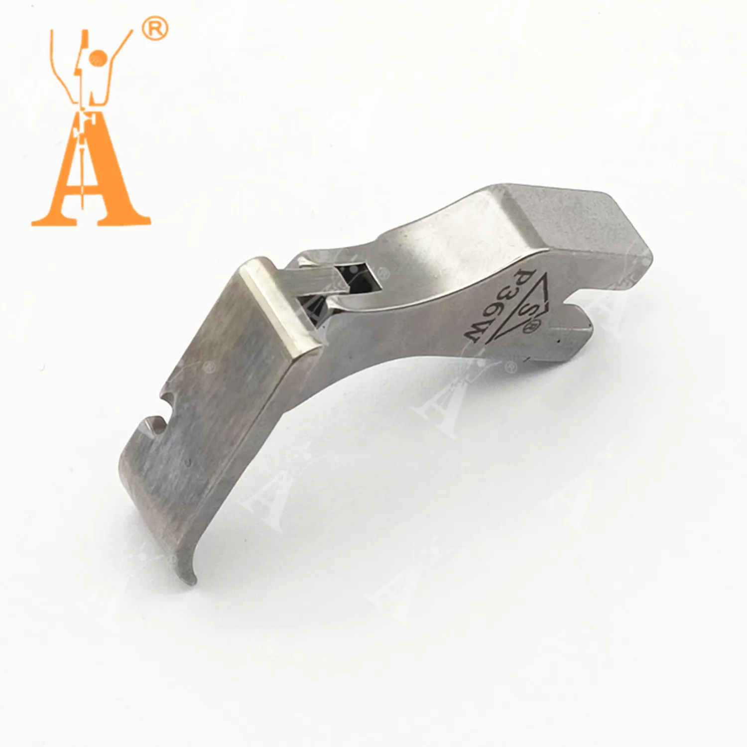 P36W قدم الضغط أحادية الجانب من الفولاذ بالكامل مع لوحة سفلية أوسع 10 مم لأجزاء ماكينات الخياطة