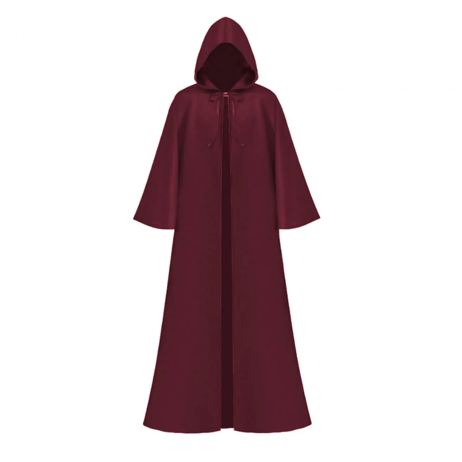 Halloween Hooded Cape Cloak Robe Cosplay Lightweight Multipurpose Soft Skin Friendly Fabric Devil Costume for Dress up Party