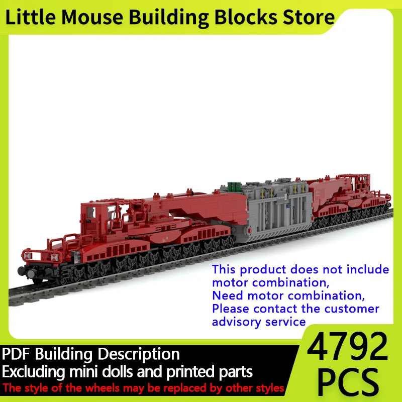 

City Car Model MOC Building Bricks Schnabel Car Uaai 839 Train Modular Technology Gifts Holiday Assemble Children Toys Suit