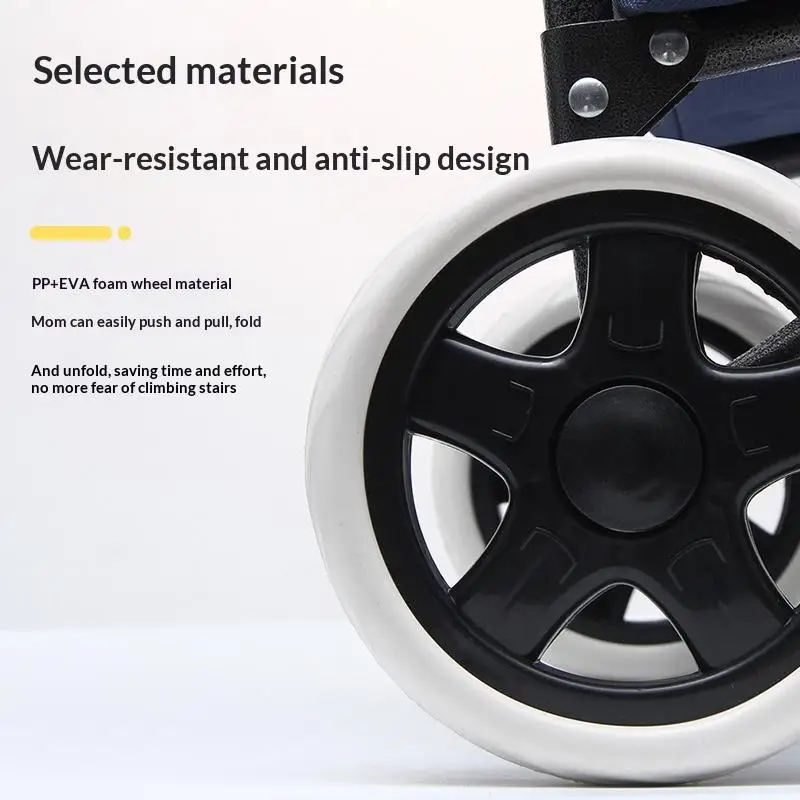 2PCS Fashion Flexible Shopping Cart Wheels Replacement Anti Slip Travelling Trolley Caster Wear-resistant Tire Wheel Fashion