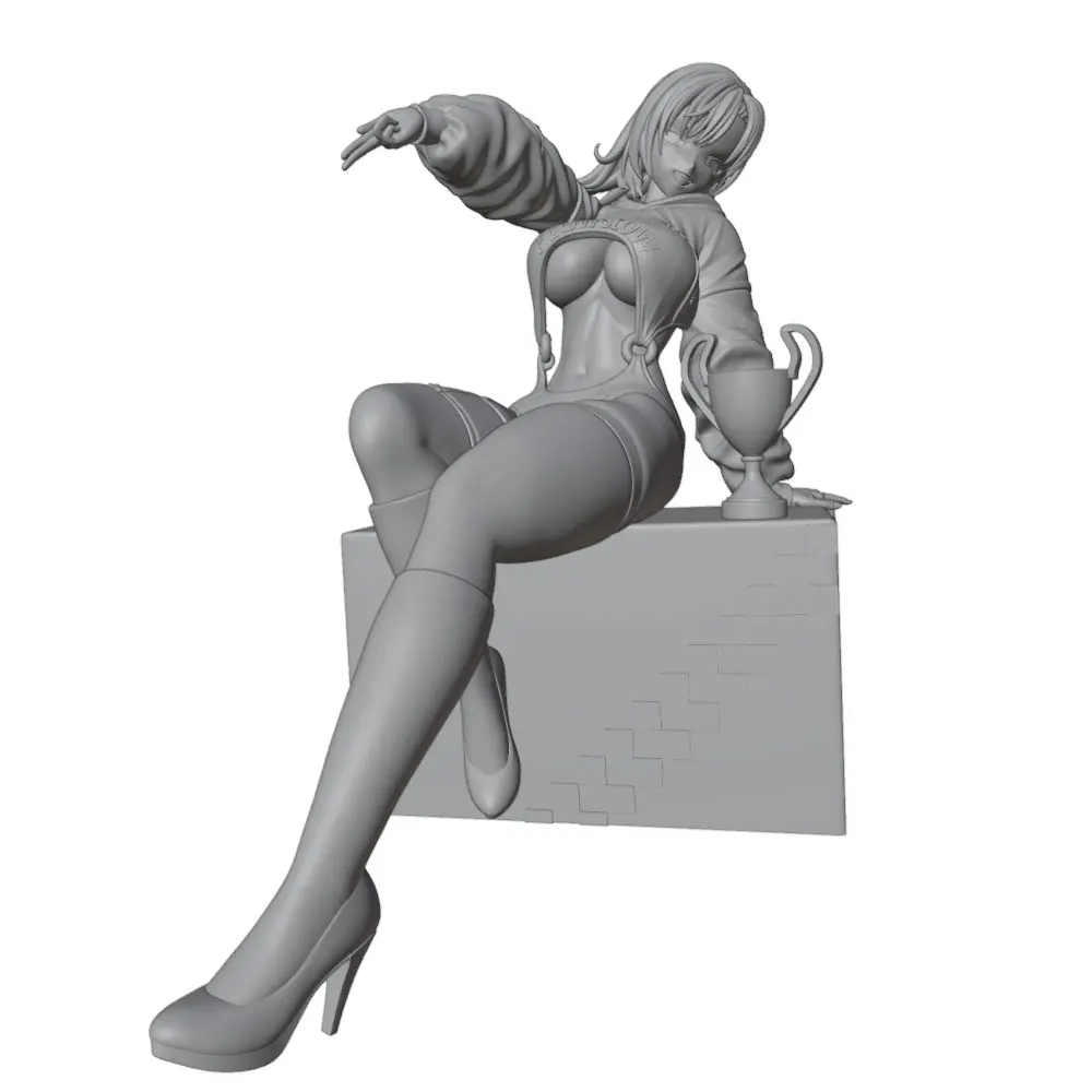 75mm --175mm Sexy Girl Resin Model Kits GK Miniature 3D Printed Gray Model Figurine DIY Doll Model Unassembled And Unpainted