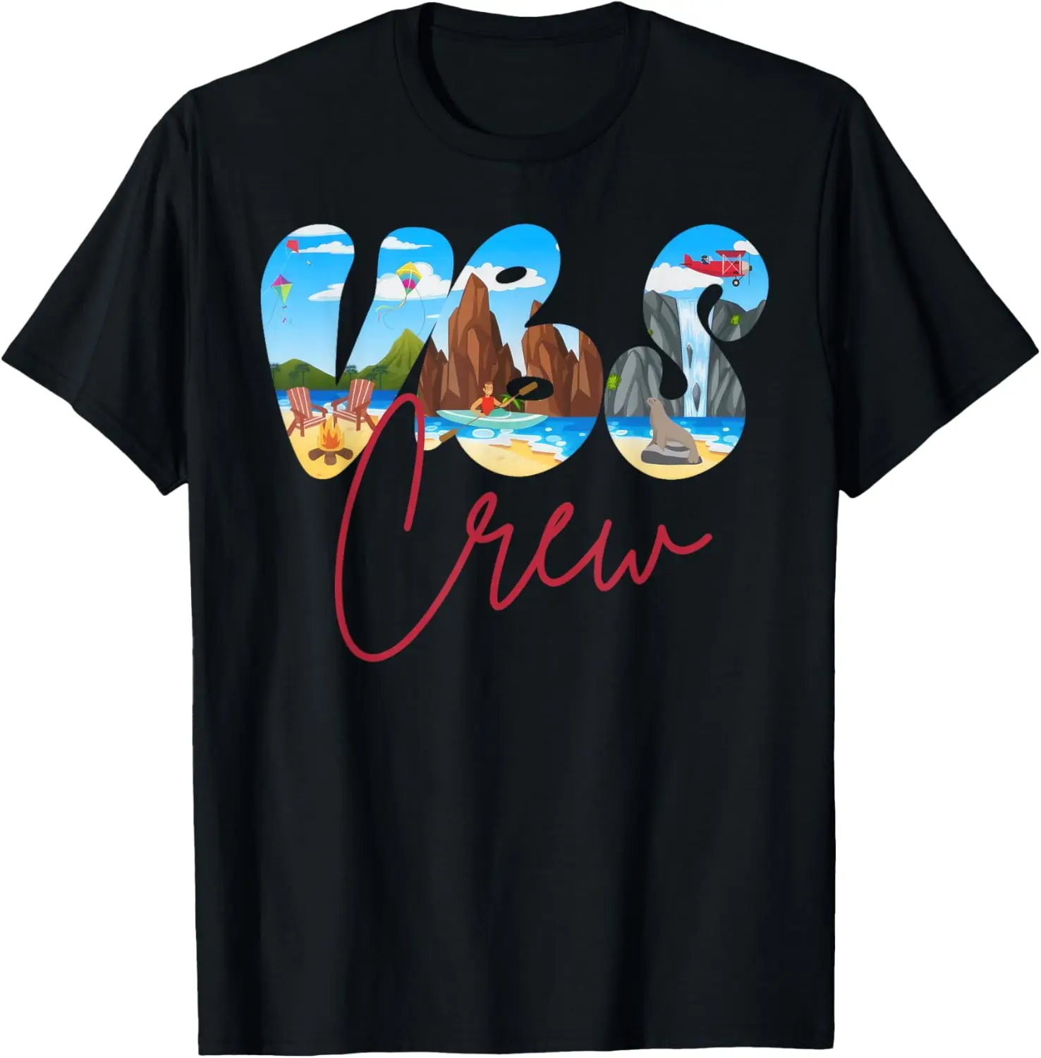 

Христианская футболка Scuba VBS Crew Breaker Rock Beach VBS 2024 года