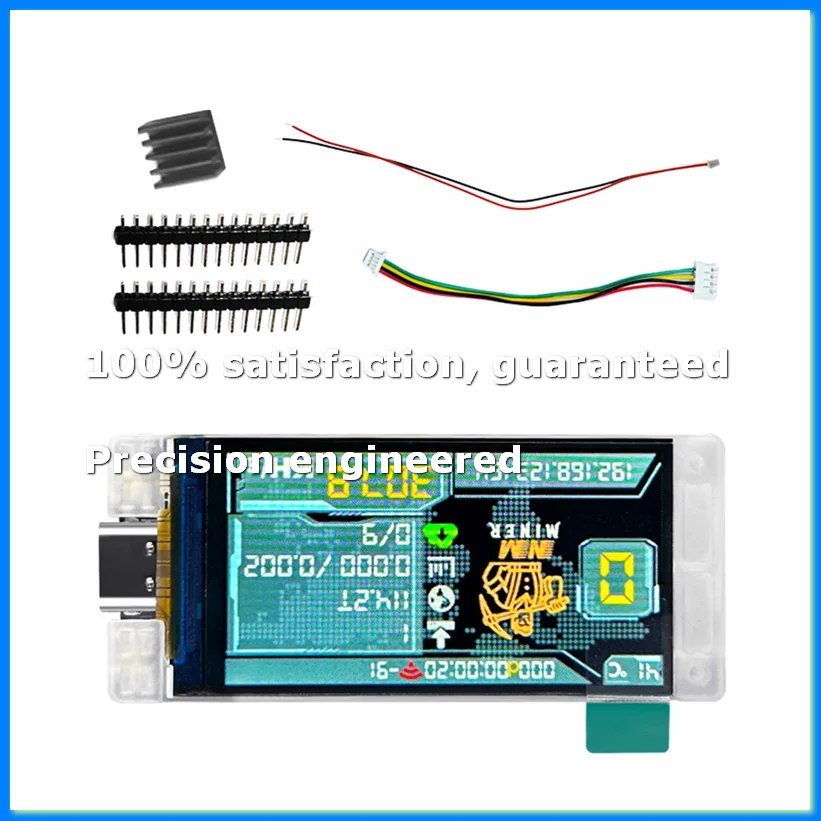 ●Upgrade NerdMiner 307KH/S BTC Solo Lottery Miner Bitcoin Crypto Miner WiFi Connection Low Power Nerd Miner-ABFB