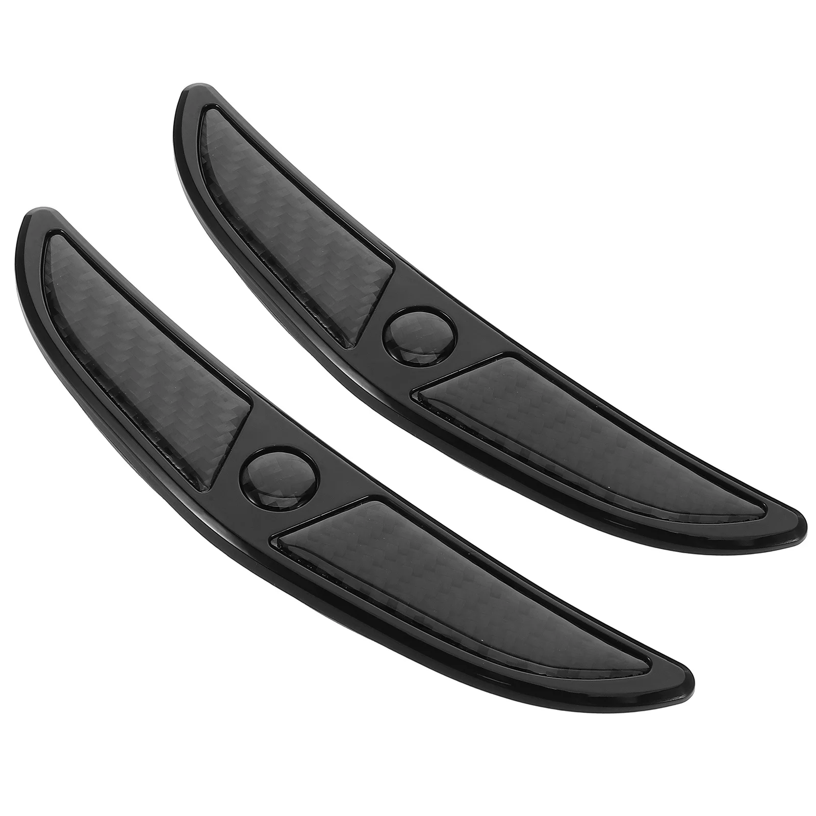 

1Pair Car Wheel Eyebrow Anti-Collision Tpu Carbon Fiber Strips Universal Vehicle Mudguard Sticker Scratch Protection Car