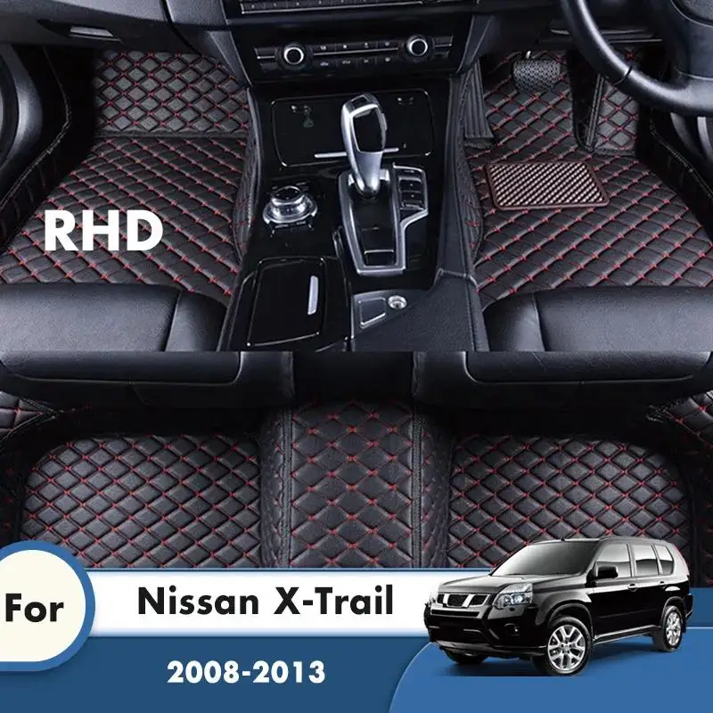 

Автомобильные коврики для Nissan X-Trail Xtrail Rogue T31 2008-2013 (правый руль), на заказ, аксессуары для интерьера авто