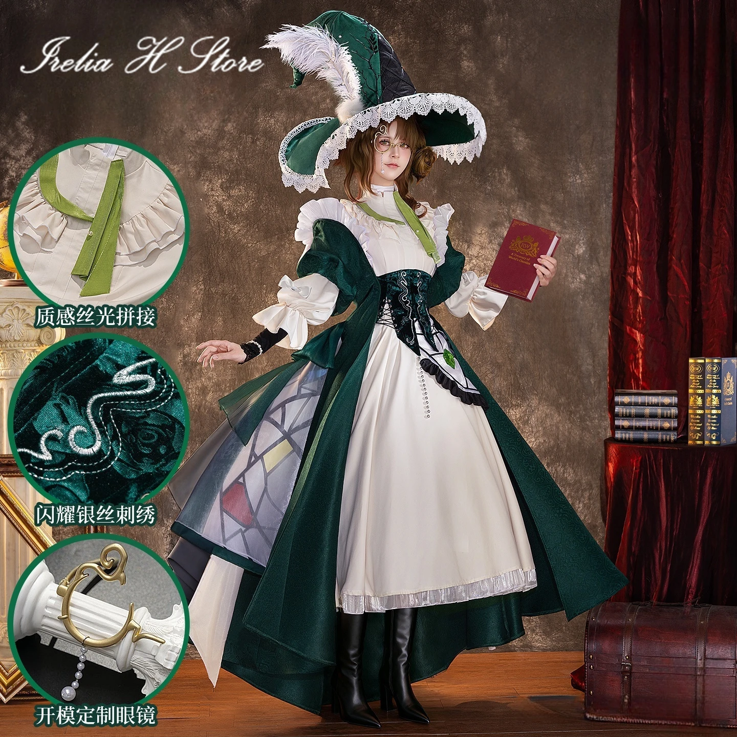 Irelia H Store Reverse:1999 Kakania Cosplay Costume Anime Klara Wingler jadeite witch Dress Halloween Costumes Women