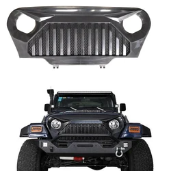 Front Grille Matt Black Gladiator Grille Mesh Insert J282 Lantsun for Jeep Wrangler TJ 1997-2006