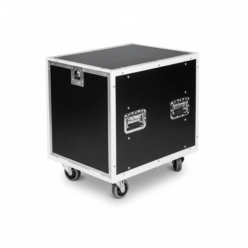 

12U Rack Flight Case, 19 inch Heavy Duty 9mm Plywood Road Mount Case with Wheels, Fit for Professional DJ Mixer and Amplifier