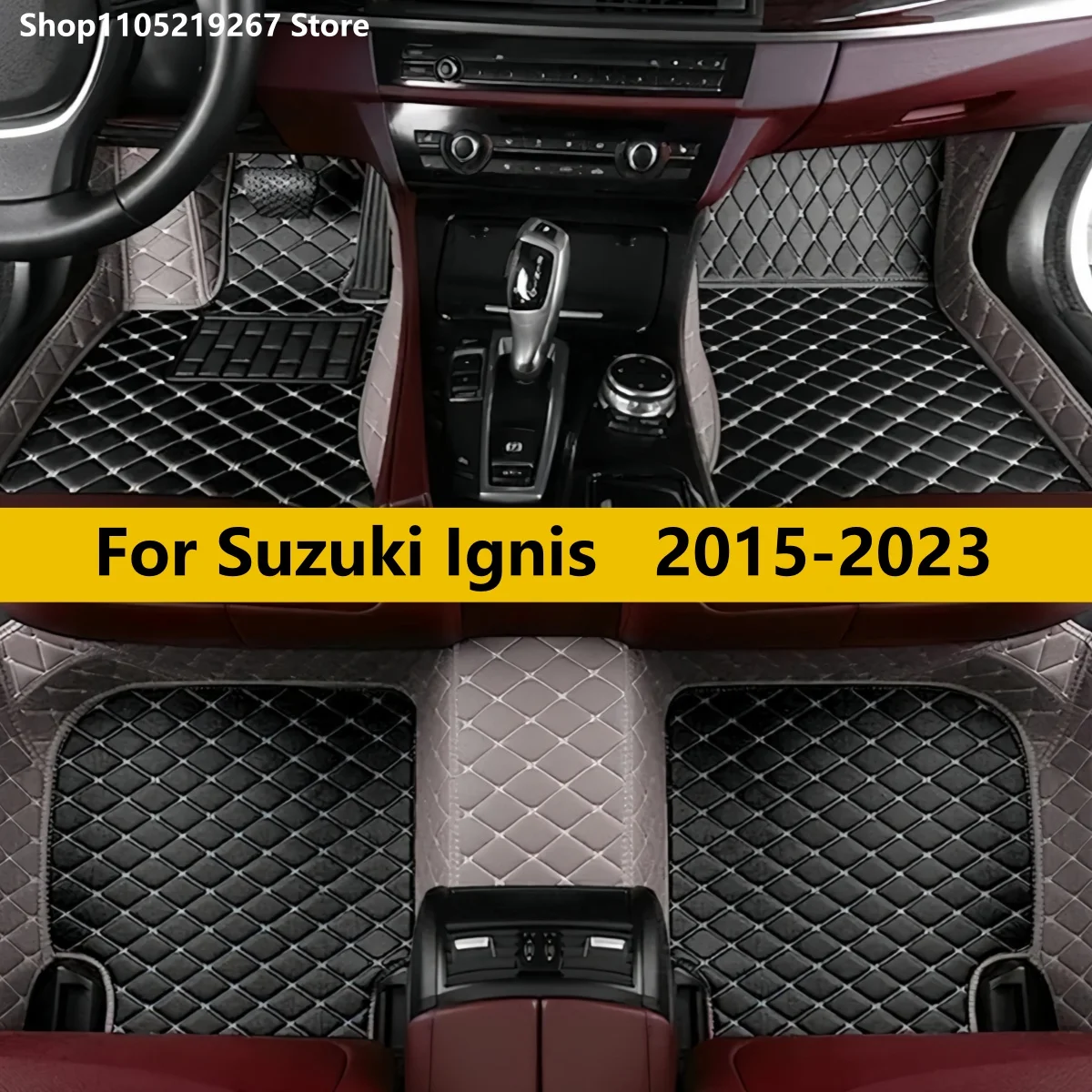 Custom Car Floor Mats For Suzuki Ignis 2015 2016 2017 2018 2019 2020 2021 2022 2023accesorios de auto