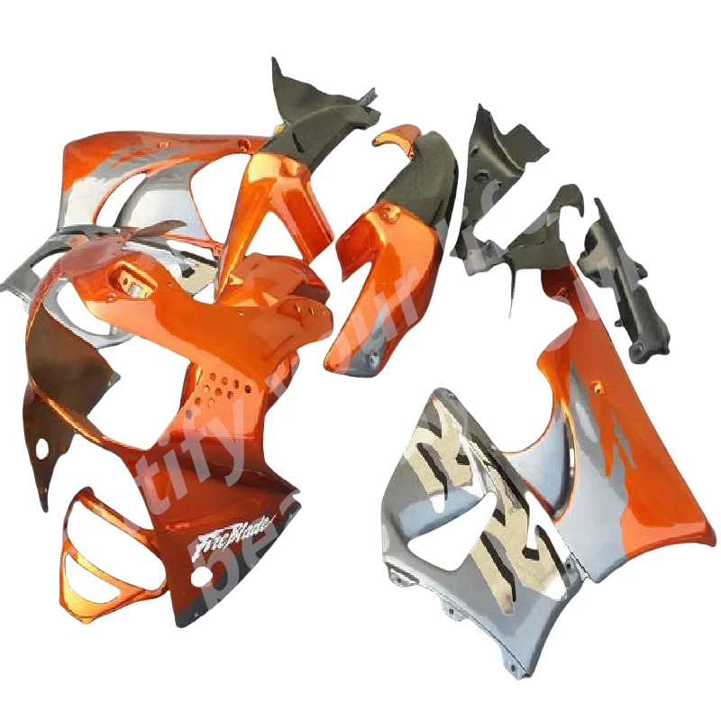 Fairing kit for honda cbr 900 rr 919 1998-1999 orange silver black black fairings CBR900RR 919 98 99 brand new bodywork