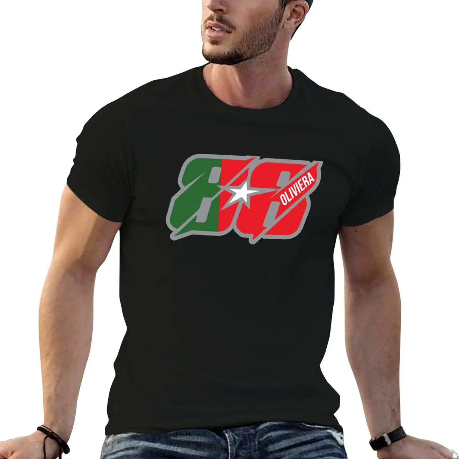 

Miguel Oliveira 88 Motorbike Motorcycle Reider Flag T-Shirt t shirt man plain t shirt for man T-Shirt