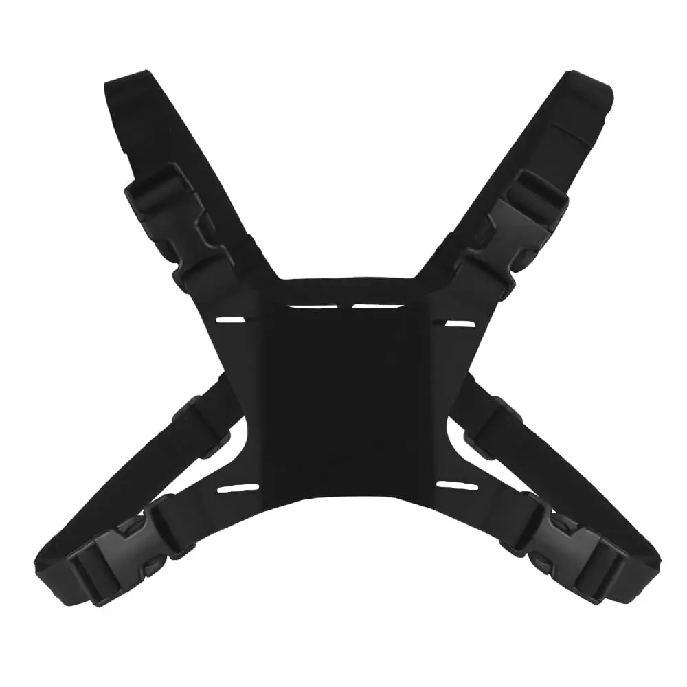 Tactical Fixing Strap For Mobile Phone Navigation Board Map Holder Chest Mount Strap Militar Hunting Airsoft Phone Carry Gear
