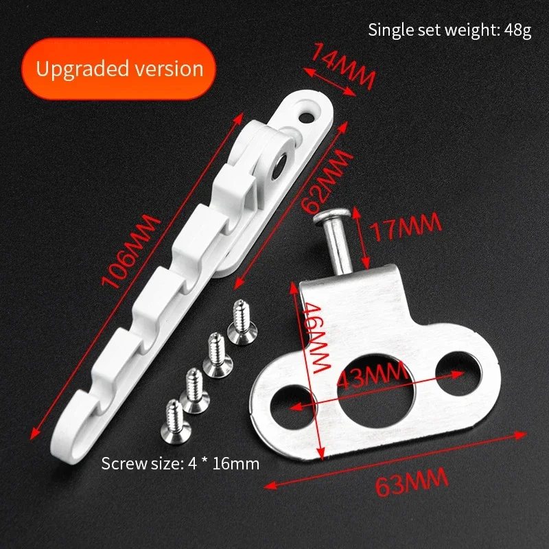 Adjustable Window Limiter Windproof Stay Casement Window Position Stopper Safety Lock for Home Window Hardware