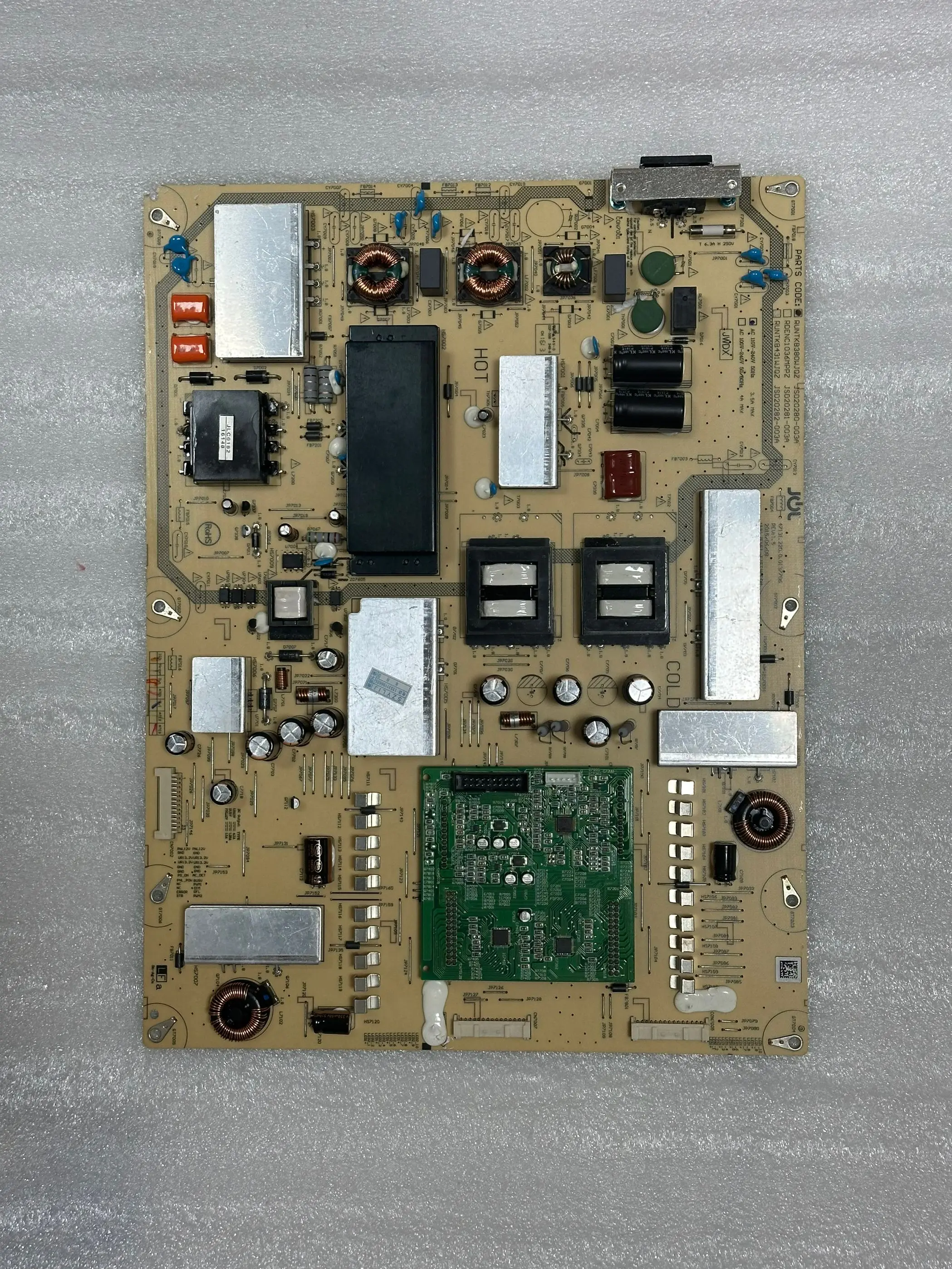 LC-80LE661U Power Supply Board RUNTKB380WJQZ JSD20280-003A