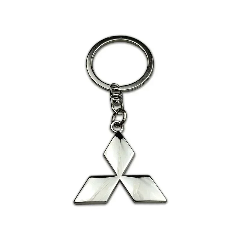 Car Key Chains Keyring Holder Auto Keychain Pendant for Mitsubishi Lancer ASX L200 Colt Pajero Mirage Outlander Eclipse