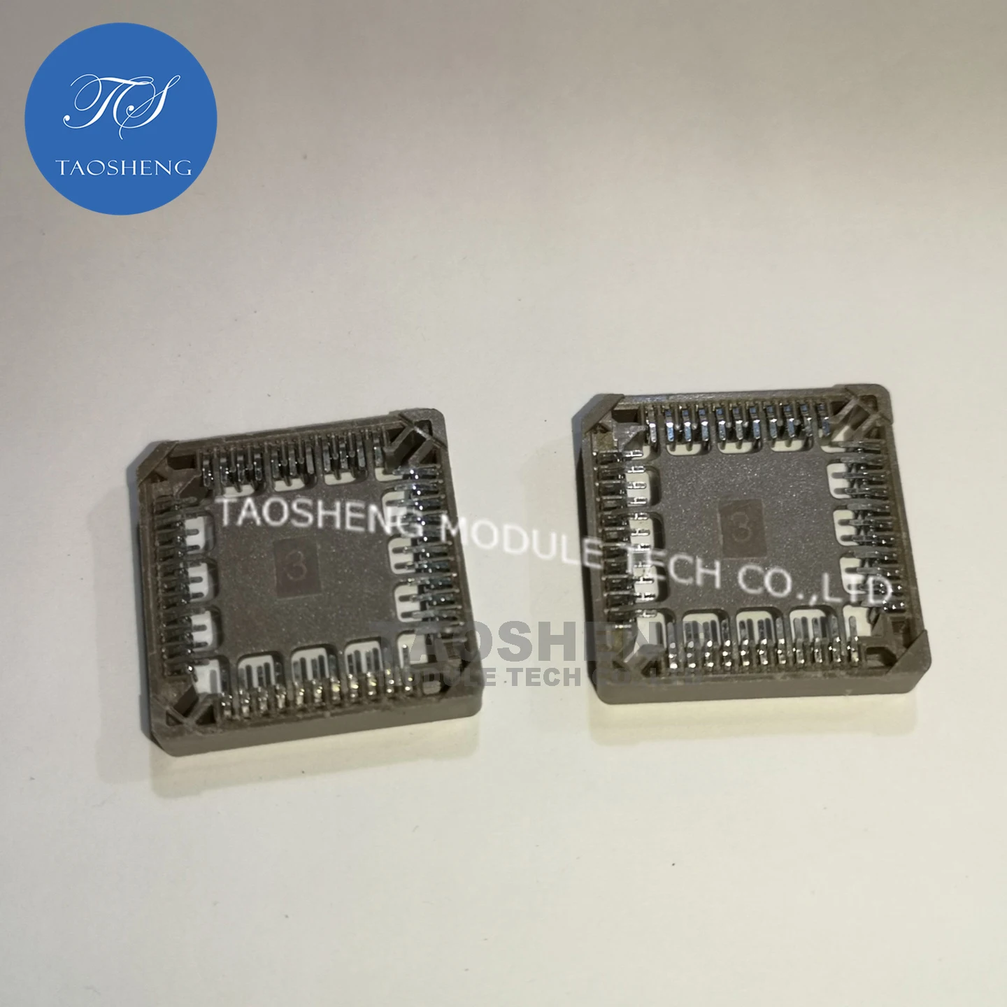 1PCS  540-88-044-17-400-TR PLCC44 Chip Slot into Slot Socket IC Base Chip Test Block【TAOSHENG】MODULE #TS10039
