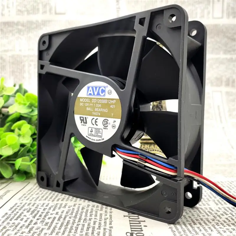 Cooling Server Fan For AVC DD12038B12HP 12038 12V 1.05A 12CM Speed