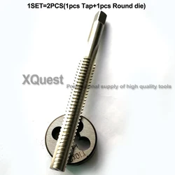 2pcs Trapezoidal thread tap Round Die set Tr8x2 Tr10x2 Tr12x2 Tr14x3 Tr16x3 Tr18x3 Tr20x3 Trapezoid dies Taps T14 10x3 12X3 16X4