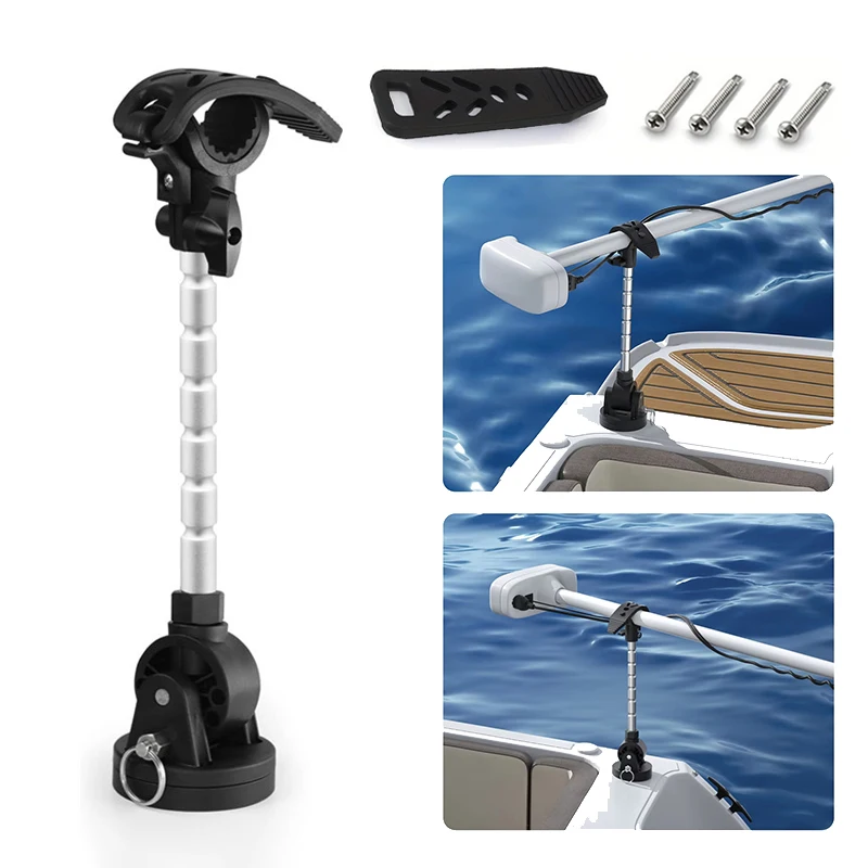 Quick-Install Marine-Grade Trolling Motor Stabilizer Mount, for Minn Kota Terrova Riptide Ulterra Riptide PowerDrive