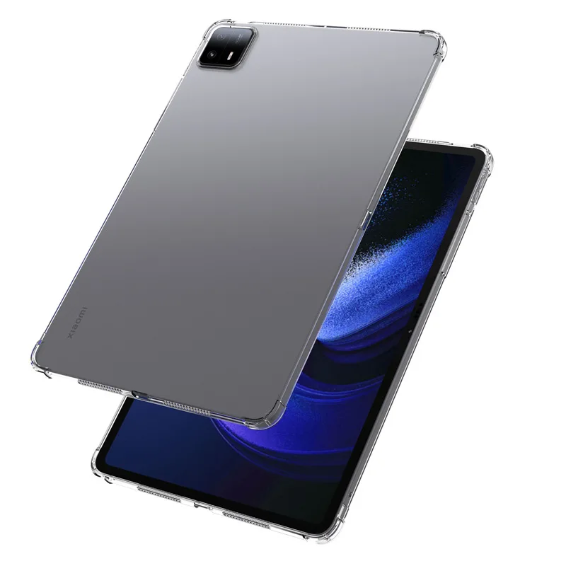 Étui transparent en TPU souple pour Xiaomi Mi Pad6 Max 14, coque de protection arrière pour tablette, compatible avec cadeau