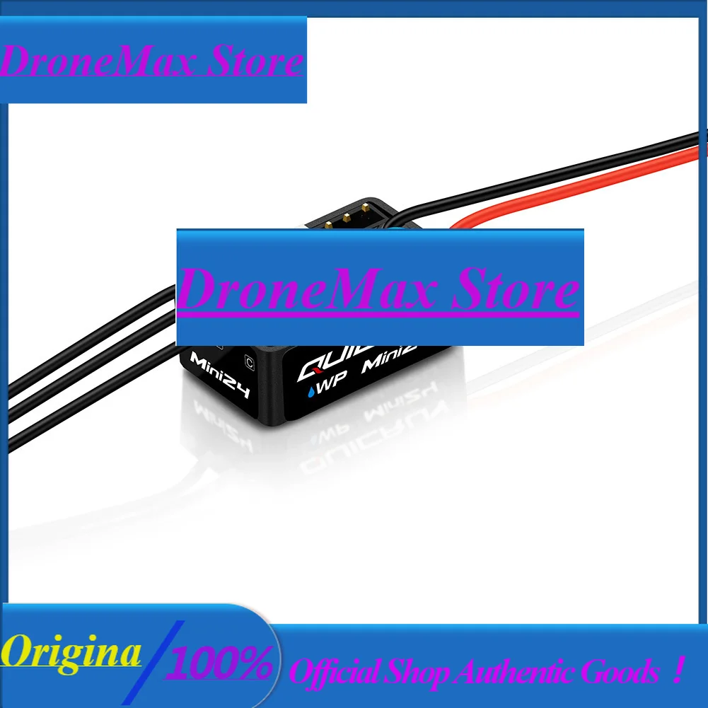 BoMassHobbywing QuicRun WP Mini24 25A 2-3S Sensorless Brushless ESC For 1/24 1/18 1/16 Racing Crawlers Drift Car