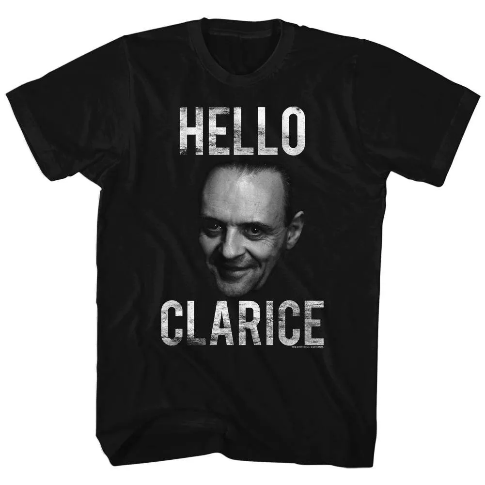 

Футболка для взрослых с надписью «Hello Clarice»