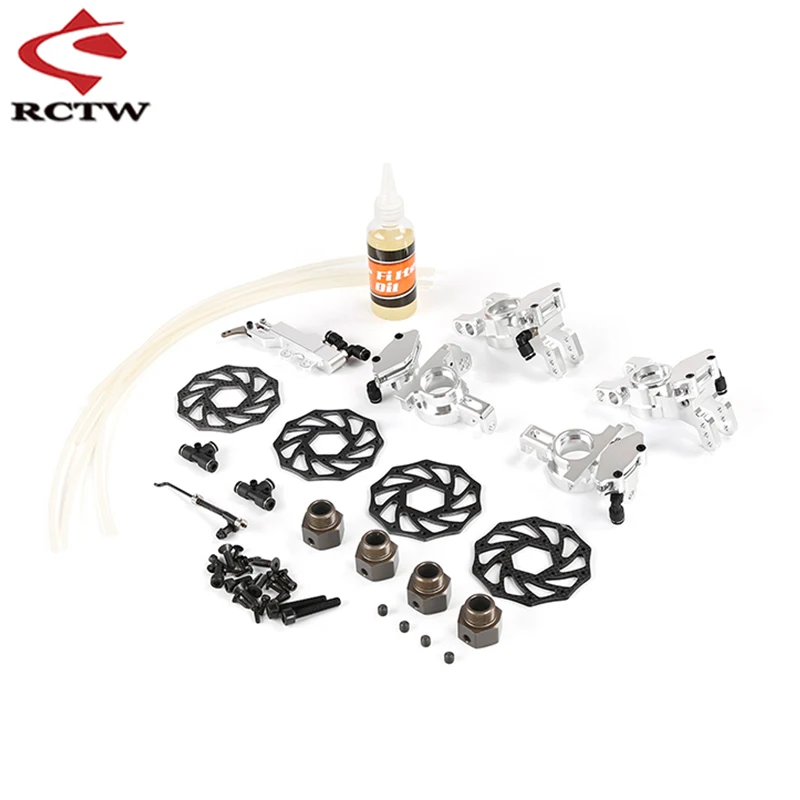 

High-Quality 4 Wheel Hydraulic Disc Brake System for CNC Suspension Bearing Kit for 1/5 Rc Car ROVAN ROFUN RF5 F5 MCD XS5 Truck