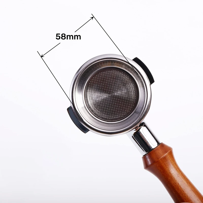 58mm Coffee Bottomless Portafilter for Lelit/Wega/Gemilai/Rocket/Rancilio/Royal/Faema Espresso Machine e61 Coffee Portafilter