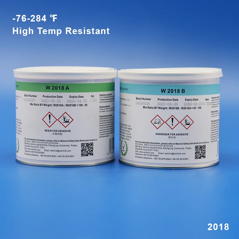 

2018 1.5LB Tin can Epoxy Glue Resistant 140℃ Strong bond Electrical equipment Wing sail boom Motor metal Hand mixing AB Adhesive