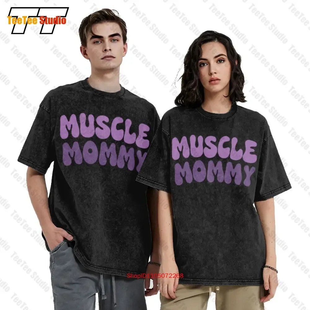 Muscle Mummy  Gym Vintage Oversized T-Shirt For Her Ladies S3HC