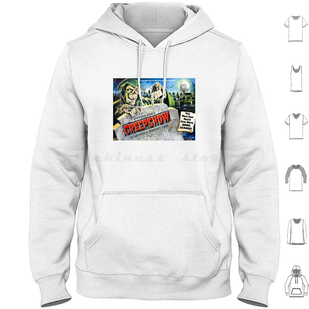 Creepshow Creep sudaderas con capucha de manga larga Creepshow Stephen King historias de terror Zombie George A Romero Blood Killer Spaventoso