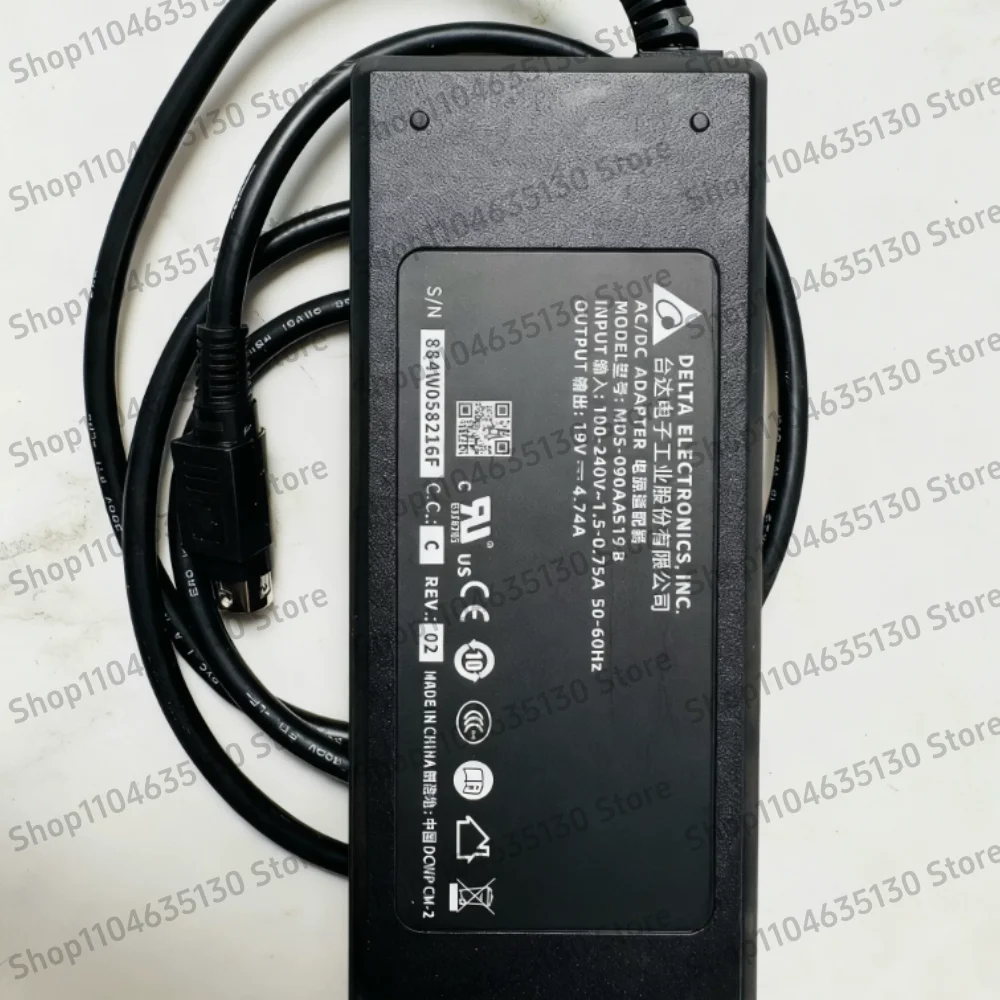 

Suitable for Sonoscape Kaile Instrument Color Ultrasound E2 Ultrasound Machine Charger MDS-090AAS19B Three-Pin AC Adapter