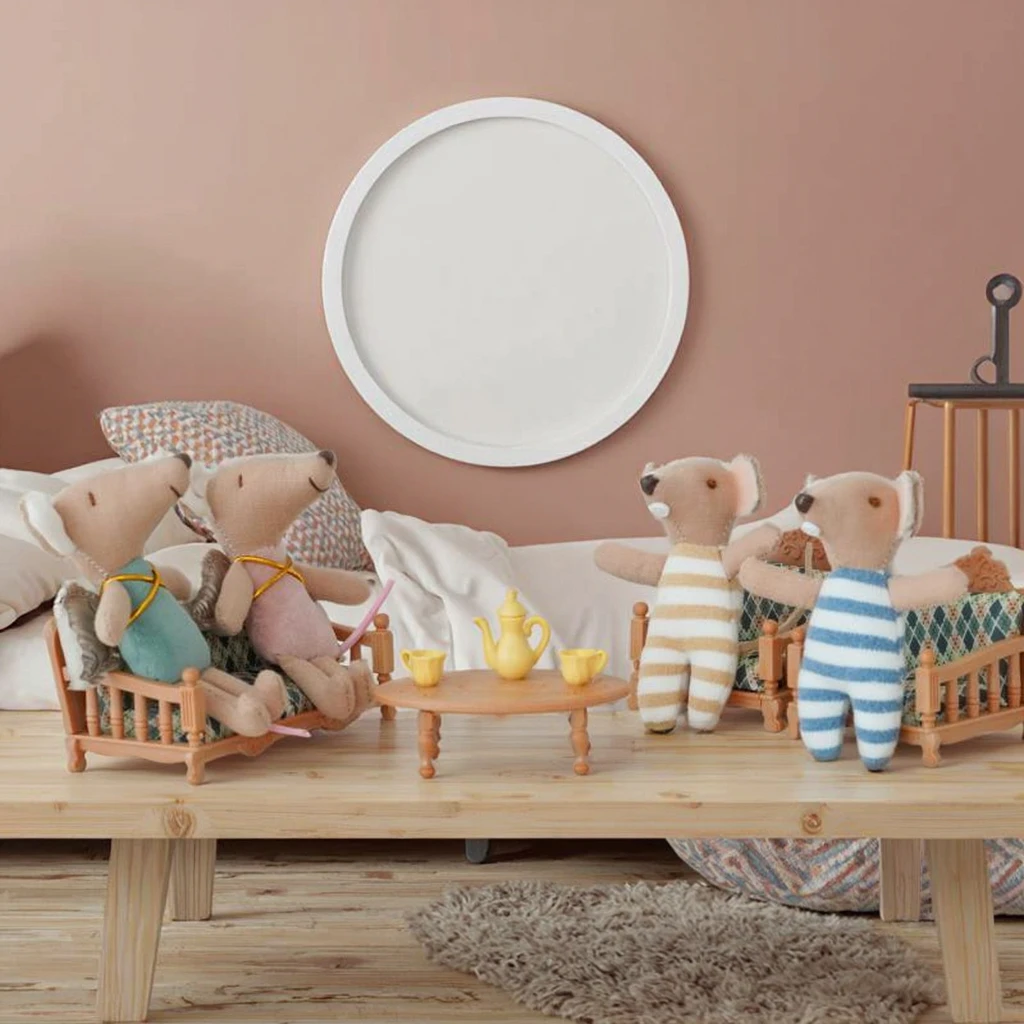 2025 Nieuwe Mini Muis Pop Kinderspel Speelgoed Baby Multi Size Muis Schattige Pluche Pop Handgemaakte Pasgeboren Pop Cadeau