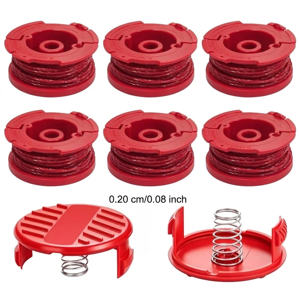 CMZST0803 Replacement Spools for CRAFTSMAN CMCST930 String Trimmer 0.080 inch Pre-Wound Line Kit 6 Spools and 2 CMZST120SC
