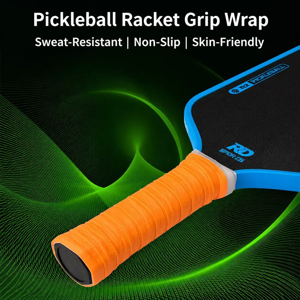 PU Pickleball Paddle Handle Wrap Tape Solid Color Sweat-Absorbent Badminton Handle Wrap Tape Shock-Absorbing Anti-slip