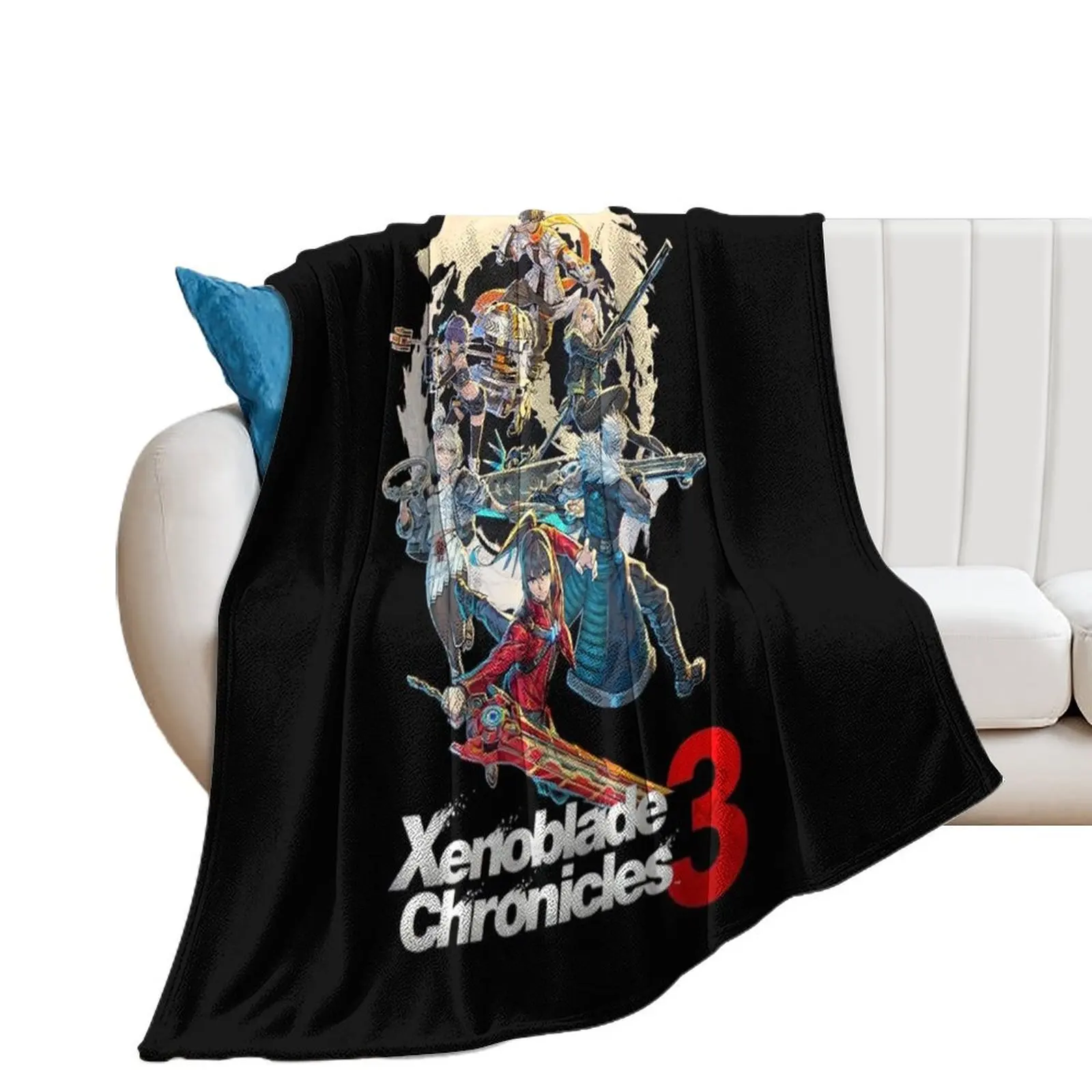 

All Times Of Xenoblade 3 Throw Blanket Large Winter beds Plaid on the sofa Luxury Brand Blankets