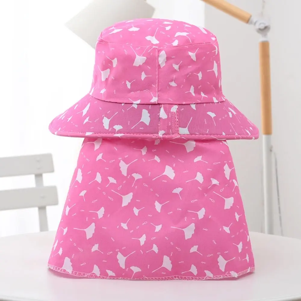

Breathable Mesh Tea Picking Hat Face Mask Sun Protection Agricultural Work Hat UV Protection Printing Wide Brim Sun Hat Hiking