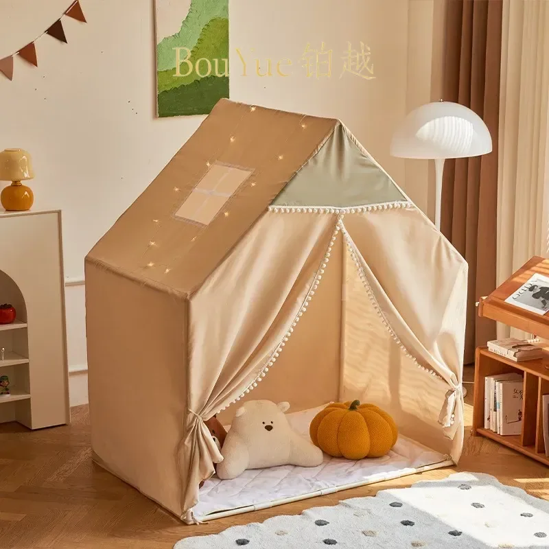 Kids Indoor Play Tent Castle House Children Bedroom Playhouse Baby Toy Teepee Fort for Boys Girls Game Room Decor