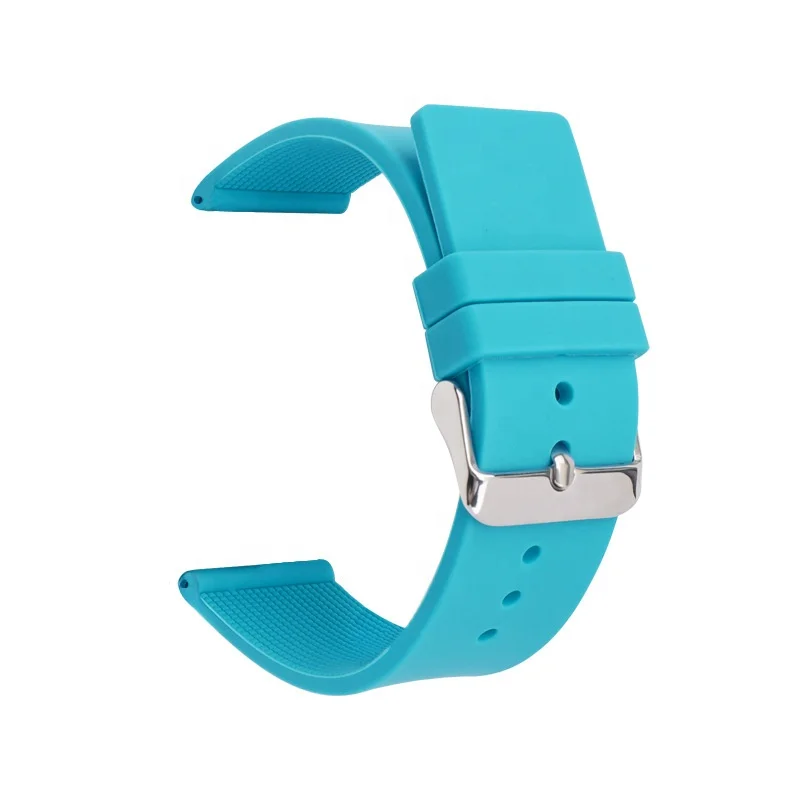 

12 14 16 18 20 22 24mm Sports smart watch band Soft silicone strap rubber strap watch accessories