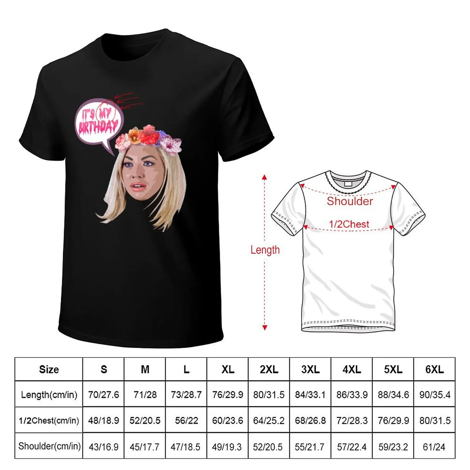 Stassi Schroeder - It's MY Birthday T-Shirt rapper graphic tees plus size tops Men's t-shirts