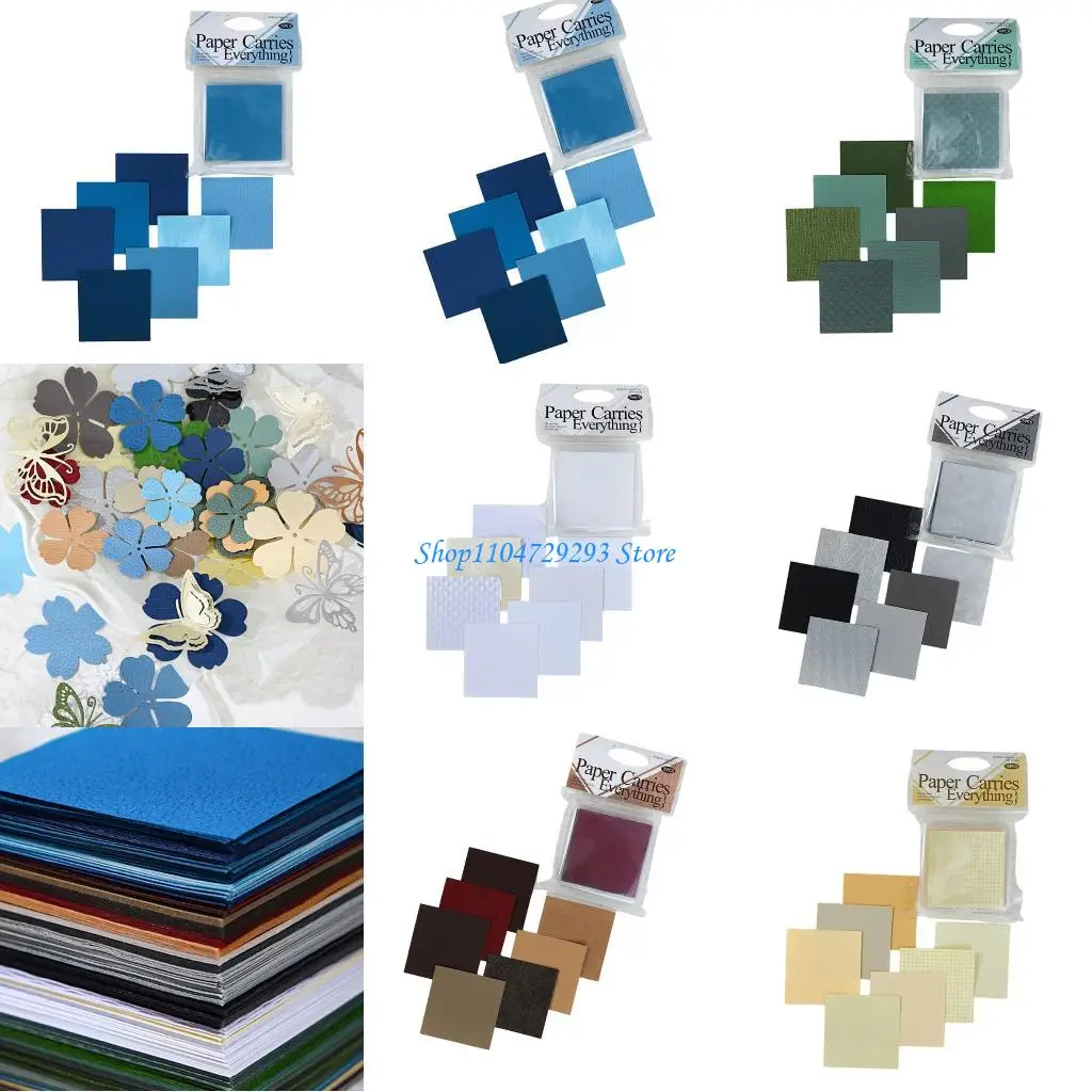 

Y2GD Multipurpose Craft Paper Sheets Reusable Scrapbooking Paper Set for Creative Journals and Collages Cardstock Sheets