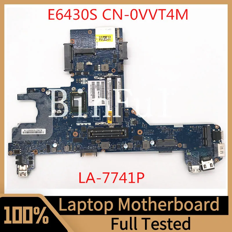 CN-0VVT4M 0VVT4M VVT4M Mainboard For Dell E6430S Laptop Motherboard QAL70 LA-7741P With I3-2350M CPU 100% Tested Working Well