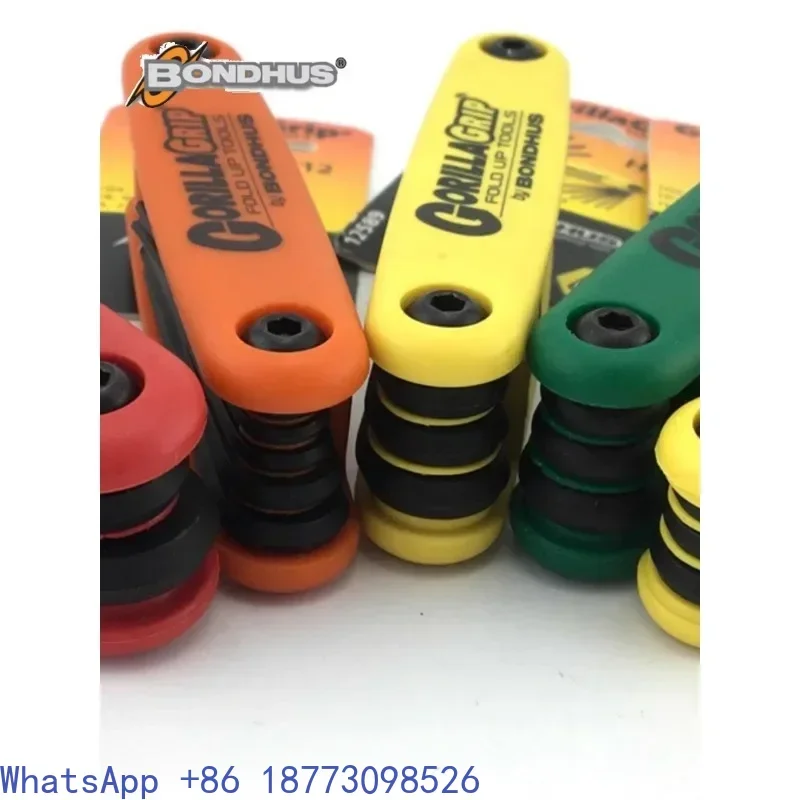 

BONDHUS metric imperial hexagon wrench anti-theft hexagon hollow folding star key