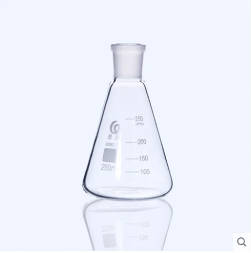 25/50/100/150/250/500ml 19/26 24/29  High Borosilicate  3.3 Glass Erlenmeyer Flask ,Conical Vessel Laboratory Glassware supplies