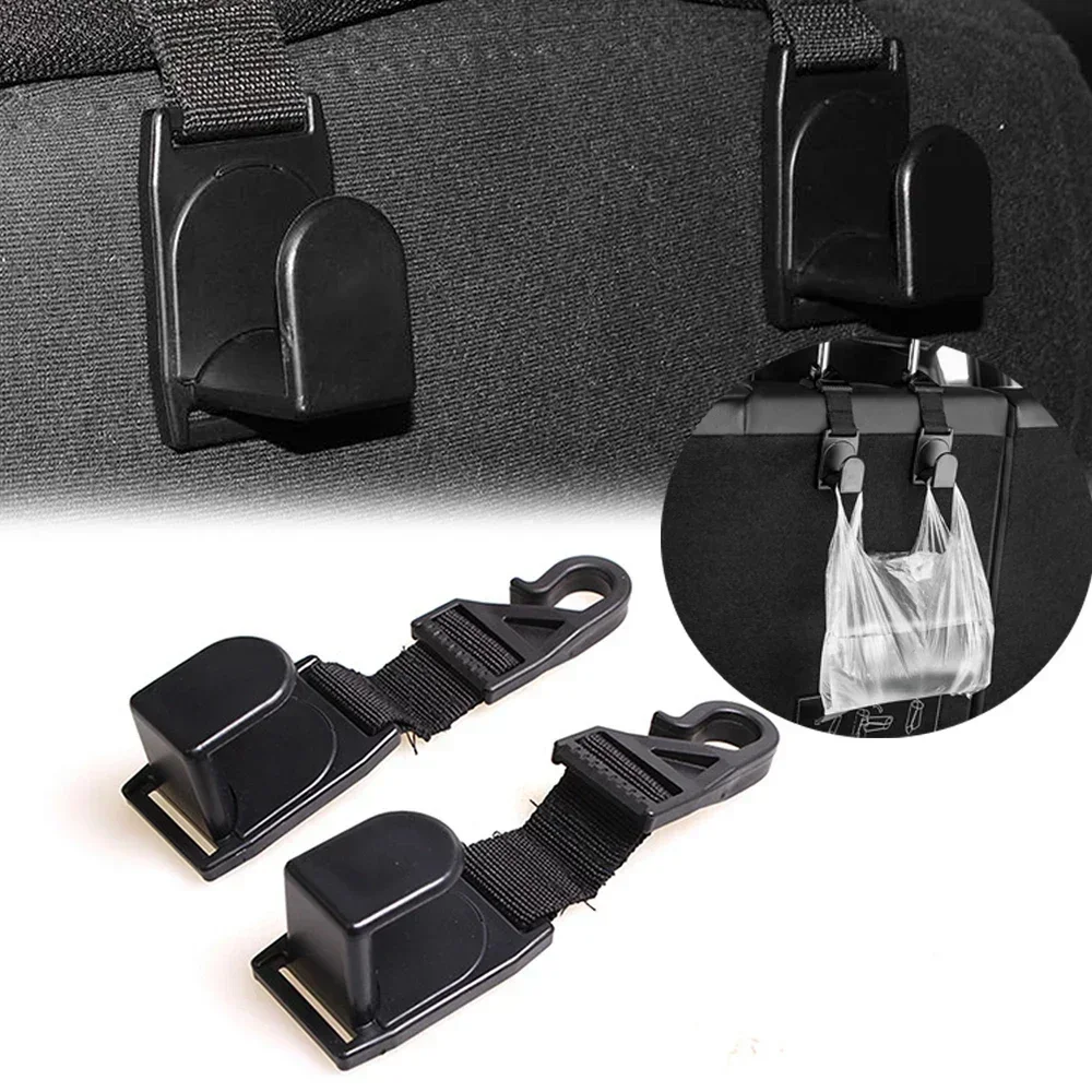 1/2pcs Car Accessory Versatile Reliable Must-have Car Gadgets Multipurpose Top-rated Car Organizers Headrest Hook Car Hook